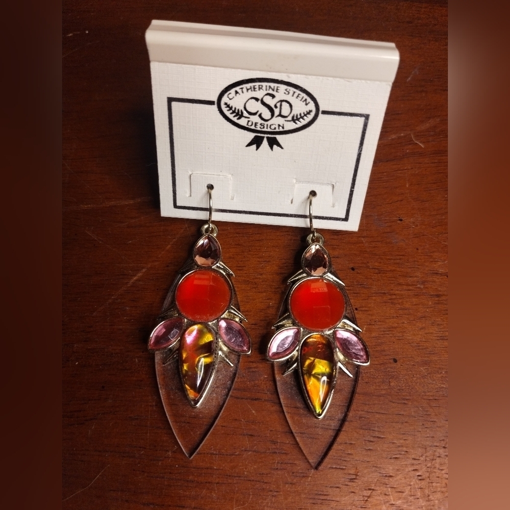 New Catherine Stein Design Dangling Earrings